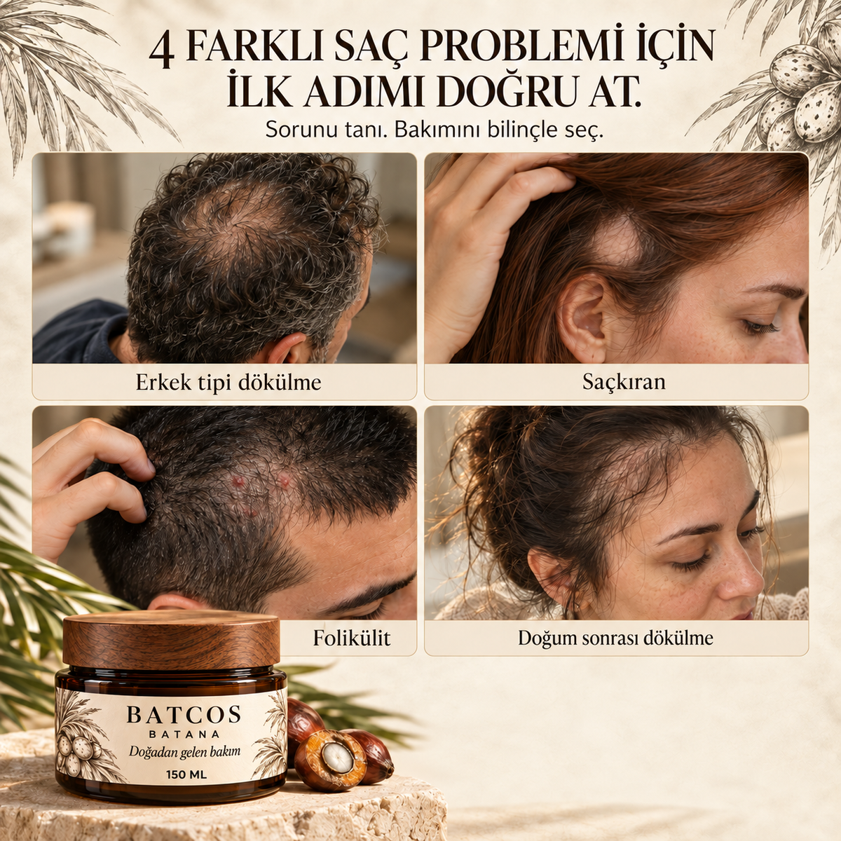 BATCOS BATANA SAÇ KREMİ